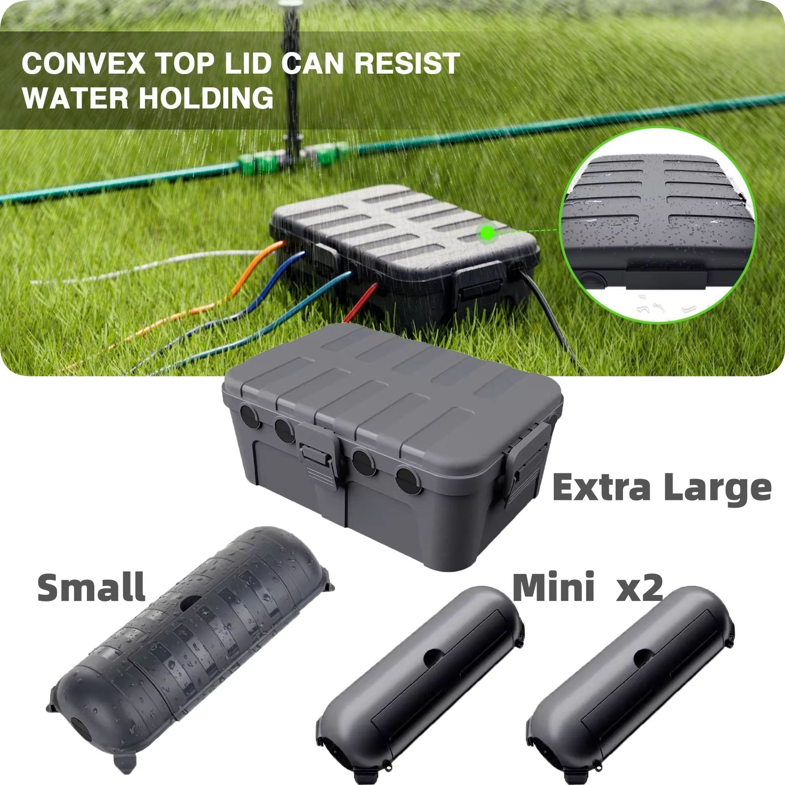 Outdoor Power Plug In - Grandes boîtes électriques extérieures résistantes aux