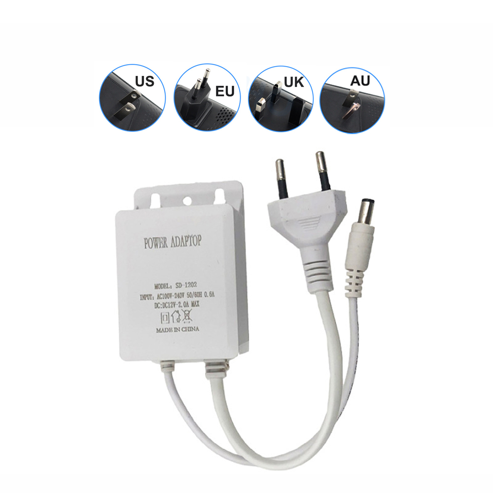 Outdoor Power Plug In - Chargeur adaptateur secteur étanche pour caméra