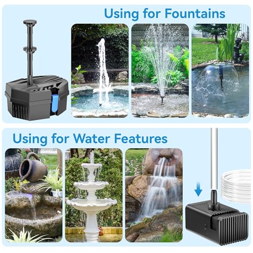 Outdoor Power Equipment - Pompe solaire pour fontaine 8W avec