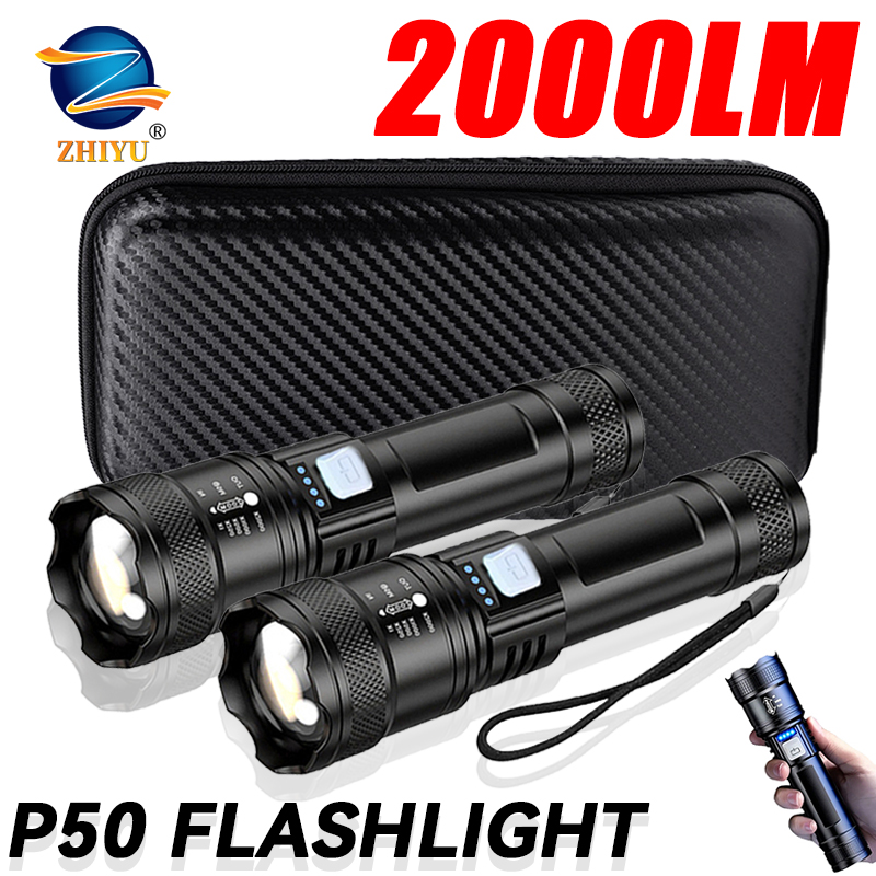 Outdoor Power Equipment - Lampe de poche tactique LED 2000LM,