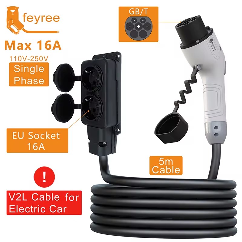 Outdoor Power Plug In - Câble de décharge Feyree V2L, prise