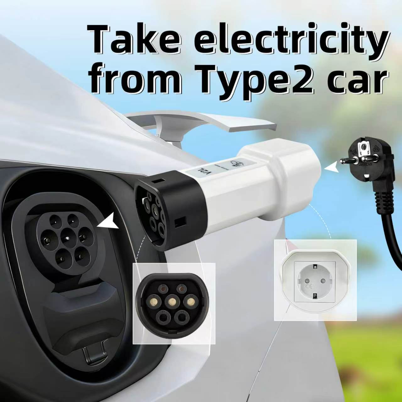 EVqiaoyi Prise de décharge V2L - Outdoor Power Plug In avis et prix