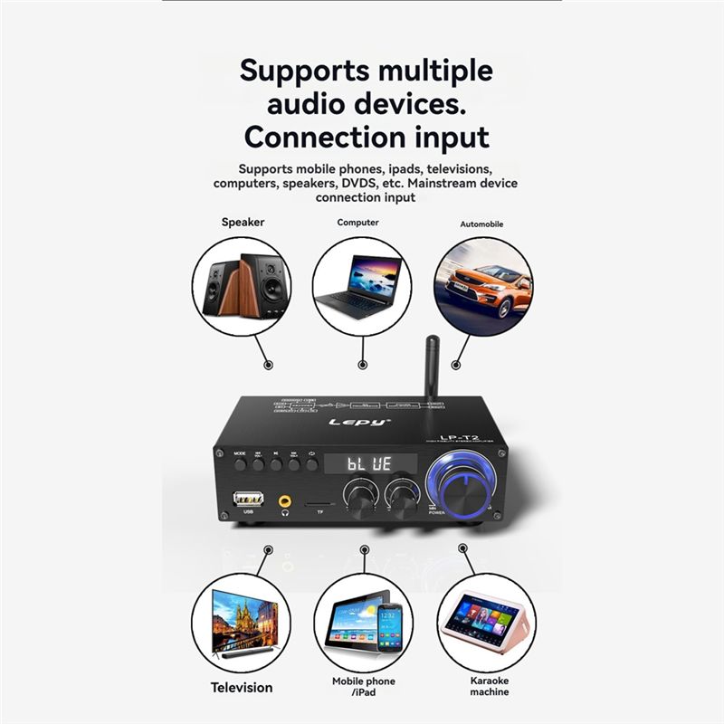 Lepy LP-T2 amplificateur Audio - Outdoor Power Plug In avis et prix
