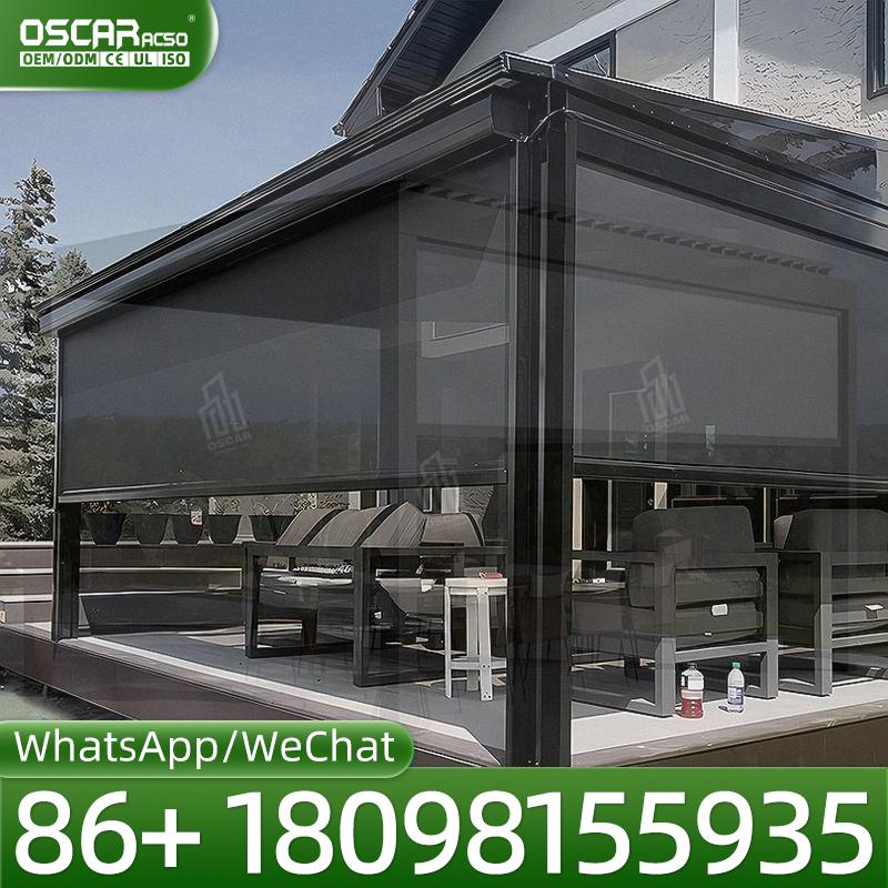 Auvent de tonnelle extérieur b - Outdoor Power Blinds avis et prix