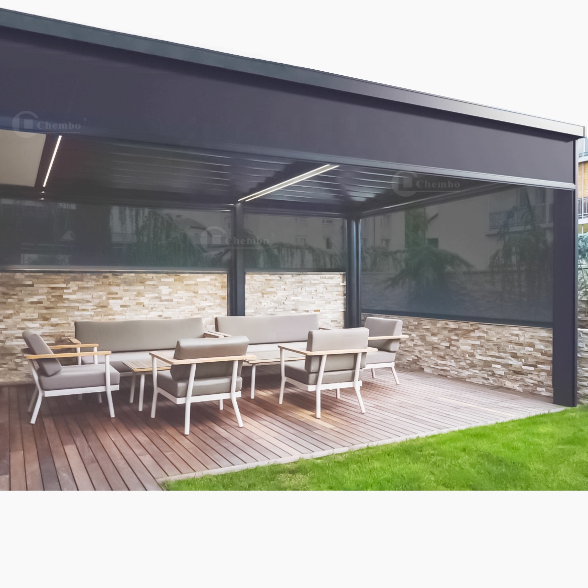 Tiroirs extérieurs imperméable - Outdoor Power Blinds avis et prix