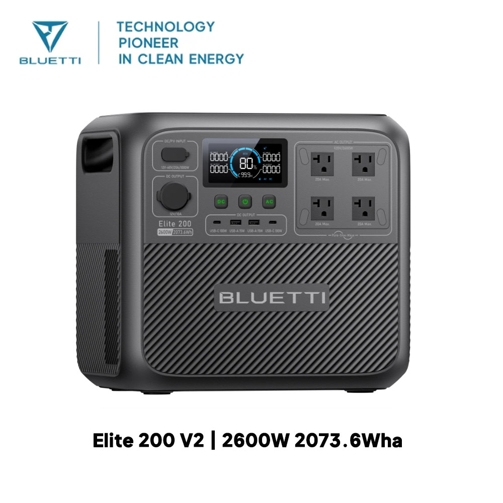 【Renew】BLUETTI Elite 200 V2 St - Outdoor Power Equipment avis et prix