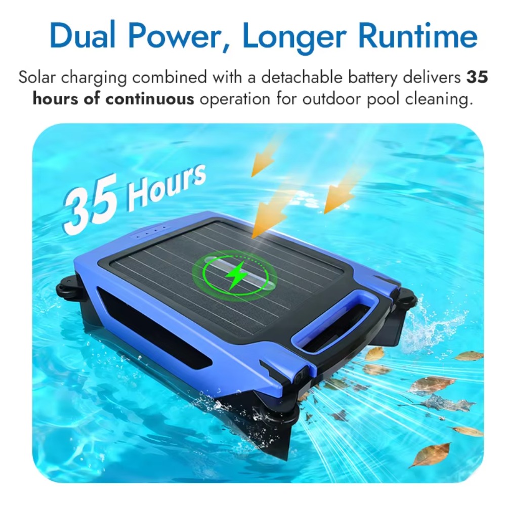 Robot nettoyeur de surface aut - Outdoor Power Vacuum avis et prix